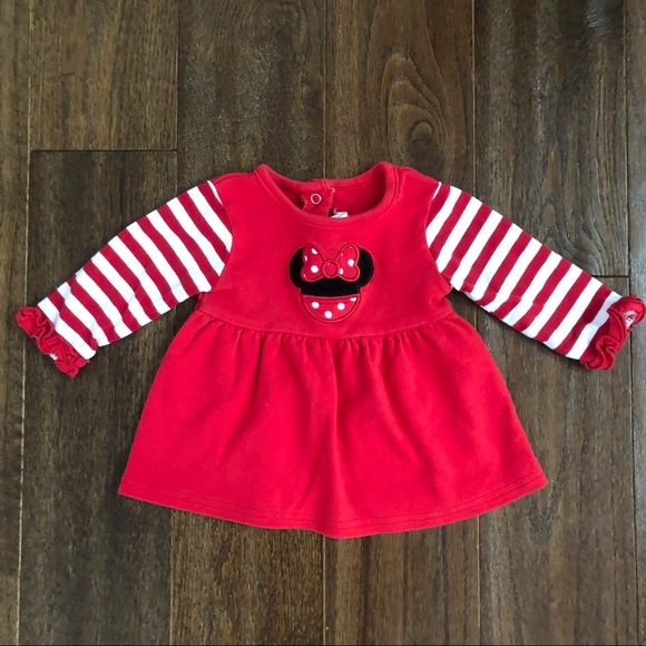 Three Sisters Minnie Red and White Striped Outfit - Picture 2 of 10